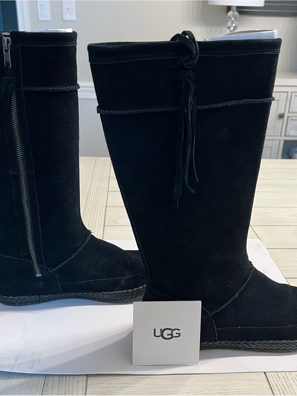 UGG Black Emerie Women's Suede Boots
** New Never Worn